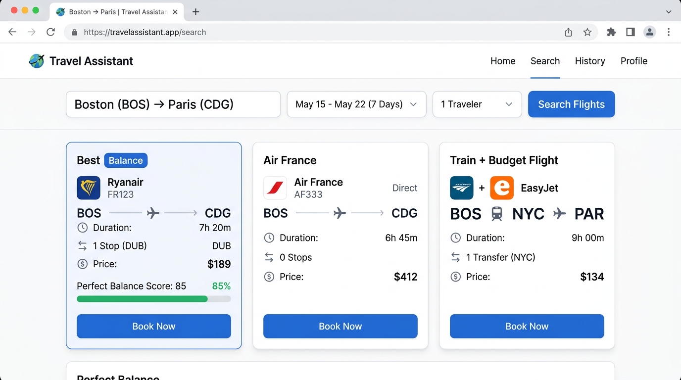 Travel Assistant PWA